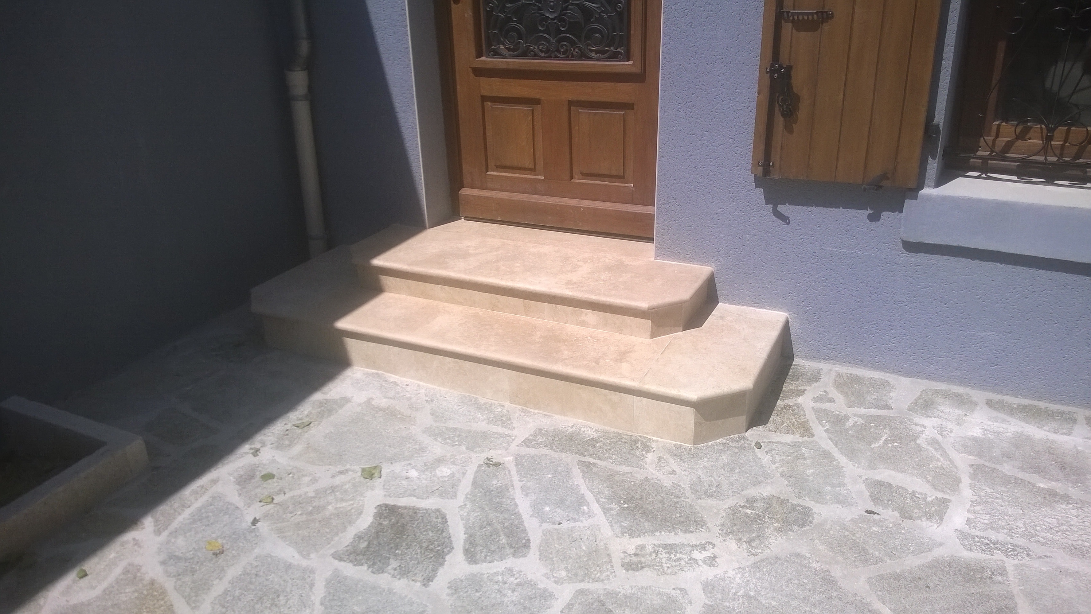 Pose de carrelage traditionnel